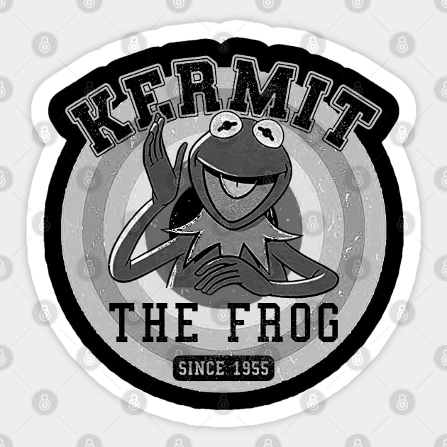 RETRO KERMIT 1955 Sticker by V2Art